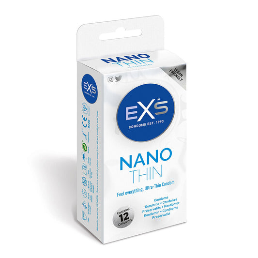 EXS Nano Thin Condom 12 Pack - UABDSM