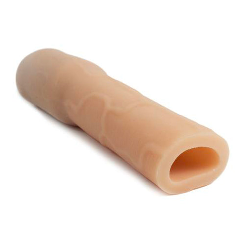 Cyberskin Uncut Penis Extension Xtra Thick Flesh 7.75 Inch - UABDSM