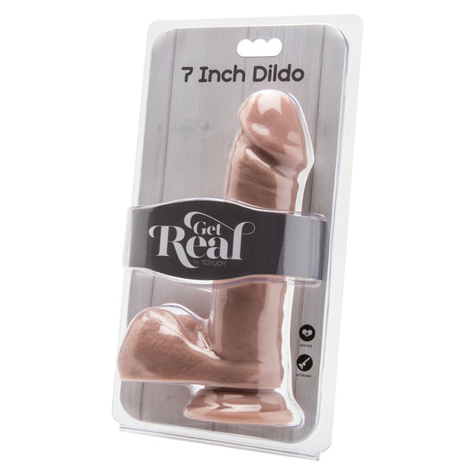 ToyJoy Get Real 7 Inch Dong With Balls Flesh Pink - UABDSM
