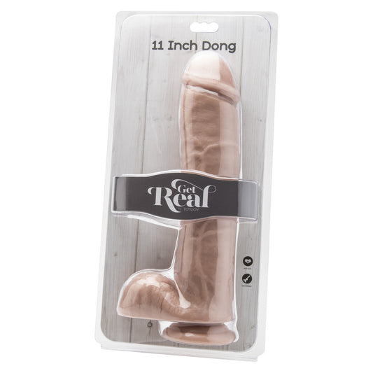 ToyJoy Get Real 11 Inch Dong With Balls Flesh Pink - UABDSM