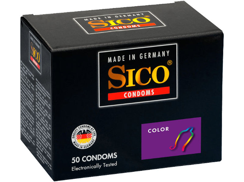 Sico Color - 50 Condoms - UABDSM