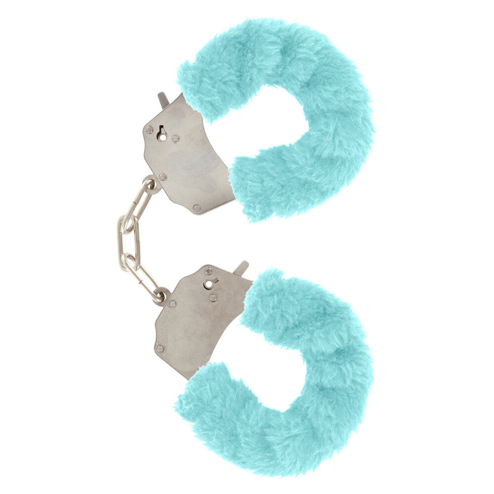 ToyJoy Furry Fun Wrist Cuffs Aqua - UABDSM