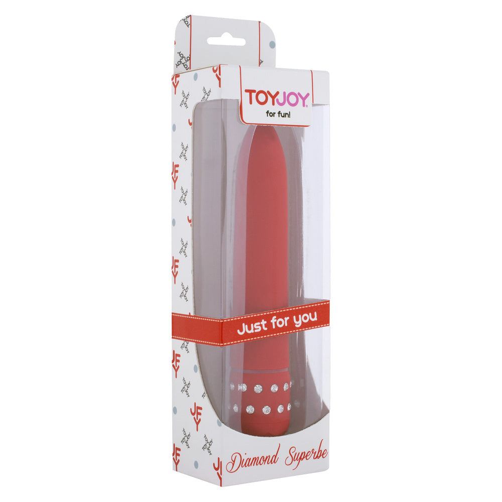 ToyJoy Diamond Red Superbe Mini Vibrator - UABDSM