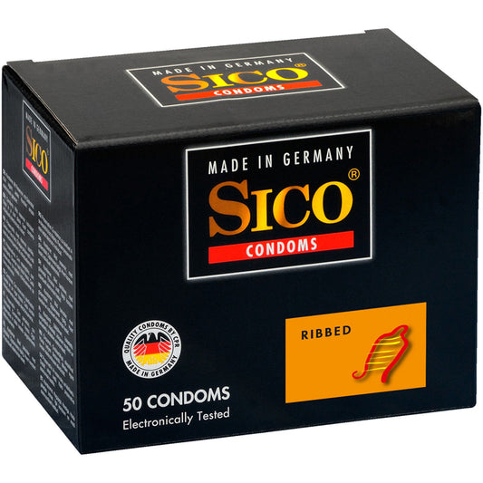 Sico Ribbed - 50 Condoms - UABDSM