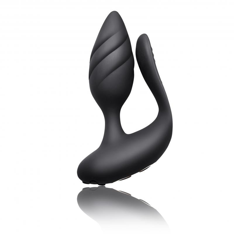 Rocks-Off - Cocktail Couples Vibrator - Black - UABDSM