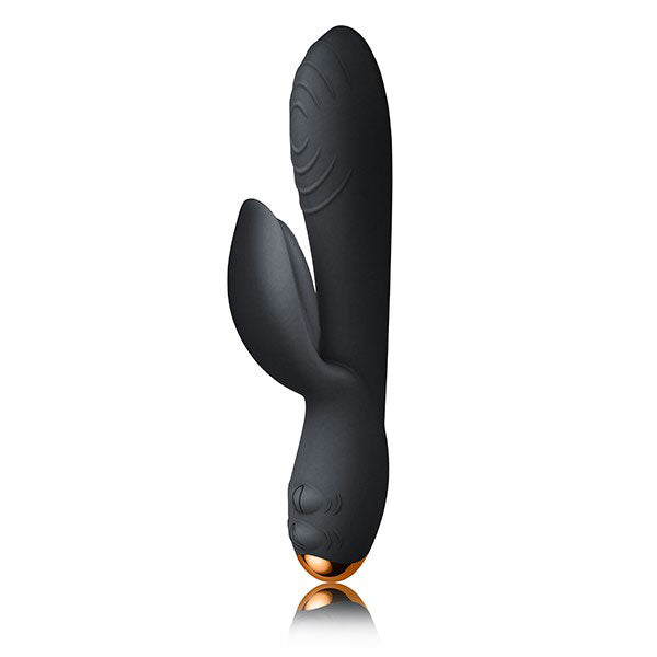 Rocks Off Everygirl Black Rechargeable Rabbit Vibrator - UABDSM