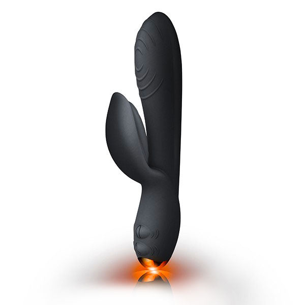 Rocks Off Everygirl Black Rechargeable Rabbit Vibrator - UABDSM