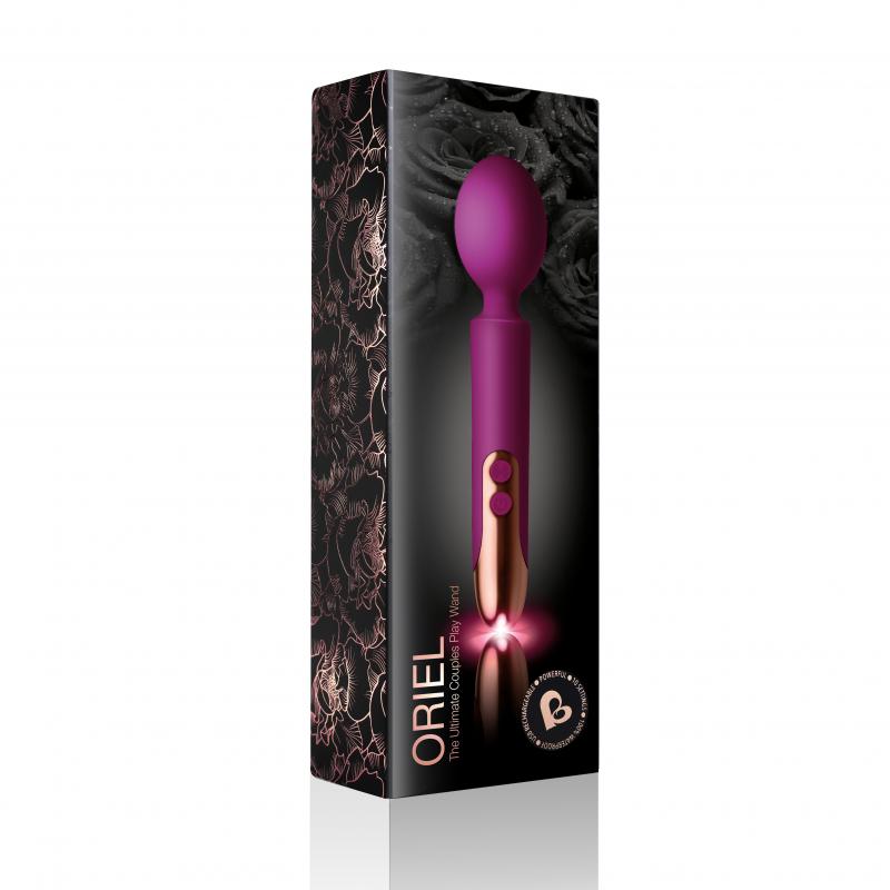 Oriel - Rechargeable Wand Vibrator - Fuchsia - UABDSM