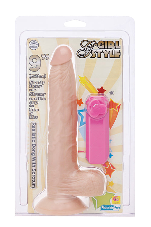 G-girl Style 9inch Vibrating Dong