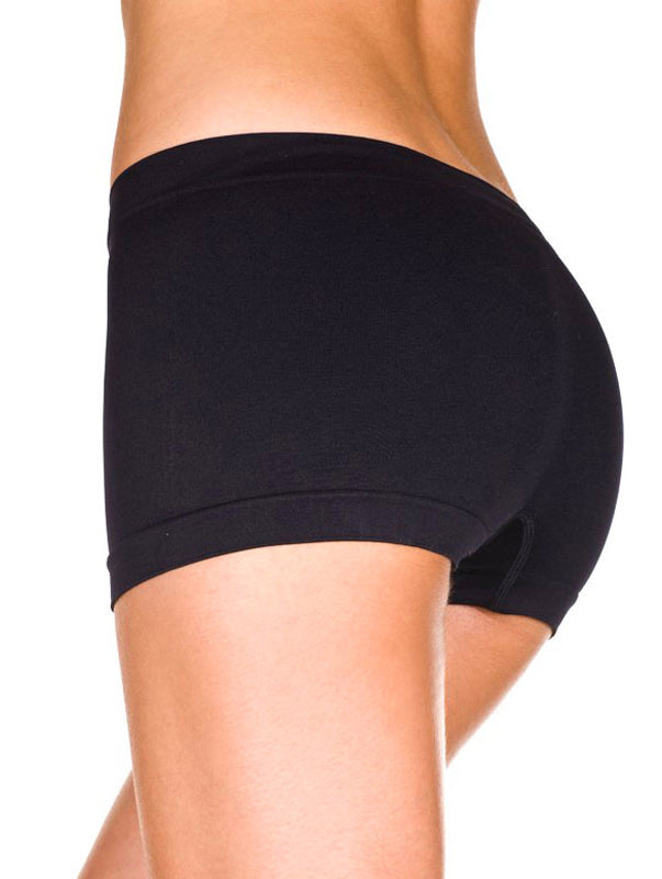 Seamless Boy Shorts - Black - UABDSM