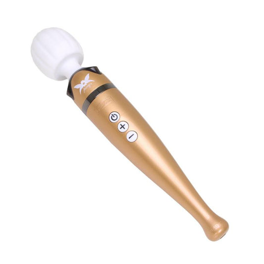 Pixey Deluxe Gold Edition Wand Vibrator - UABDSM