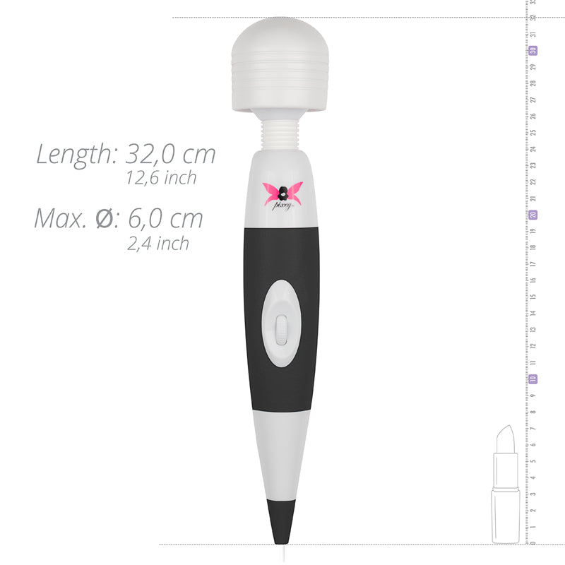 Pixey Wand Vibrator - Black - UABDSM