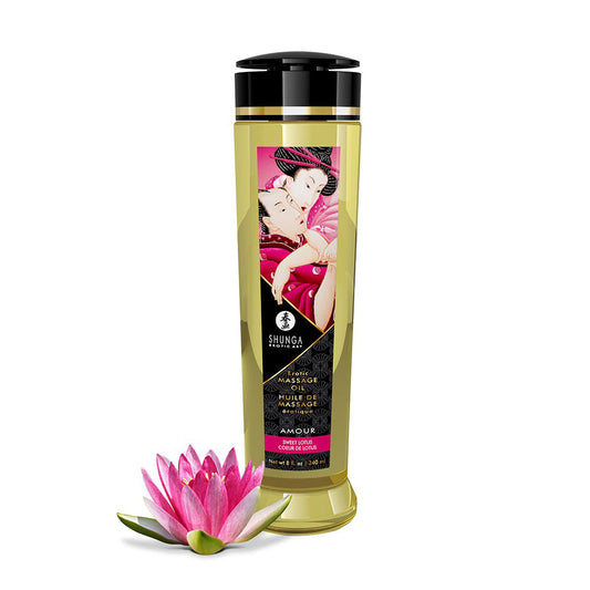 Shunga Massage Oil Amour Sweet Lotus 240ml - UABDSM