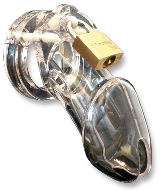 CB-6000 Chastity Cage - Clear - 37 Mm - UABDSM