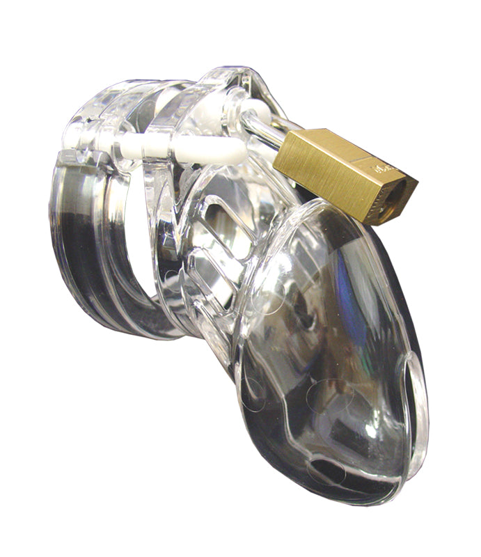 CB-6000S Chastity Cage - Clear - 37 Mm - UABDSM