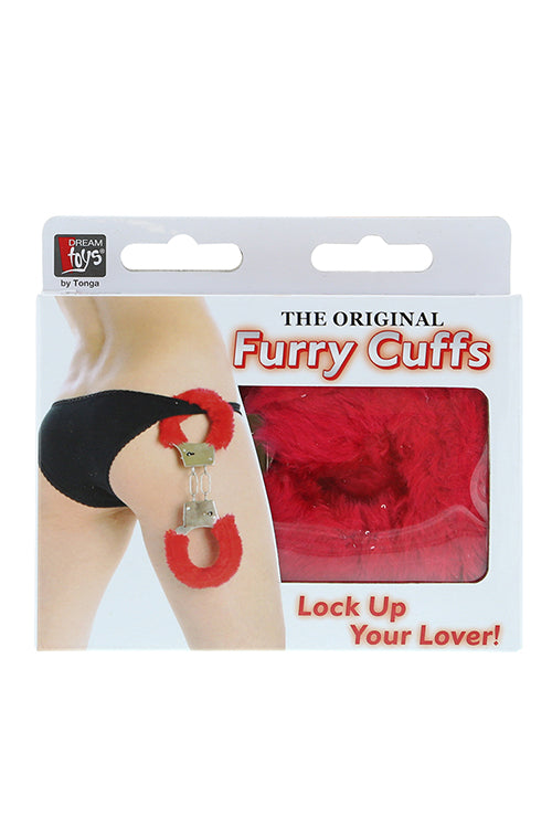 Dream Toys Handcuffs With Plush Red