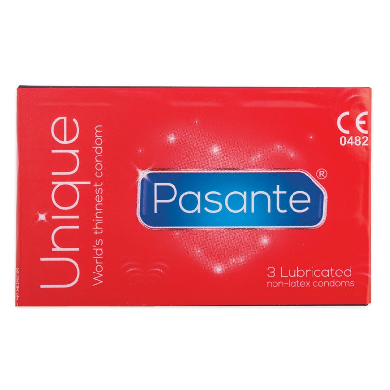 Pasante Unique Latexfree Condoms 3pcs - UABDSM