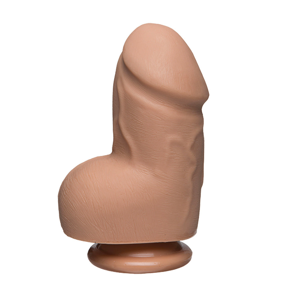 The D - Fat D 6 Inch Vanilla Dildo With Balls - UABDSM