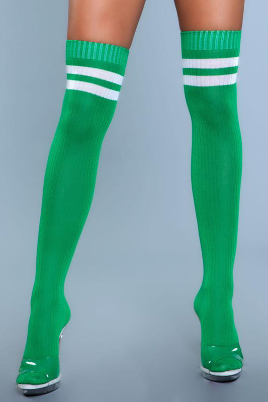 Going Pro Thigh High Stockings - Green - UABDSM