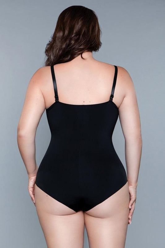 What Waist Corrective Bodysuit - Black - UABDSM