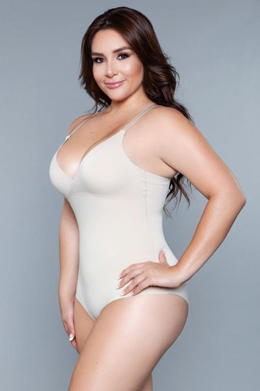 What Waist Shaping Bodysuit - Beige - UABDSM