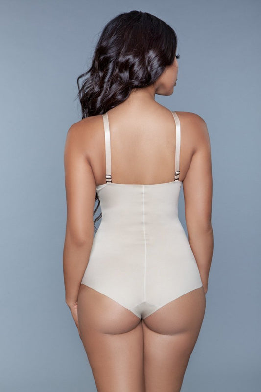 What Waist Shaping Bodysuit - Beige - UABDSM