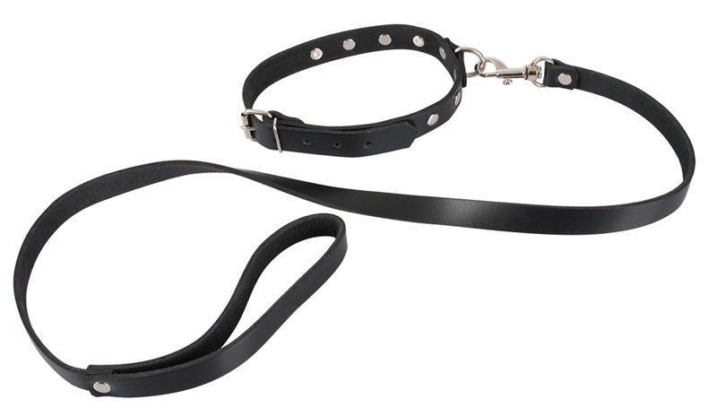 Leather Collar With Belt - UABDSM