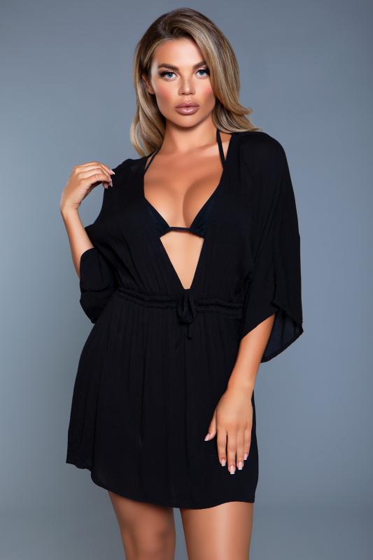 Thalia Beach Dress - Black - UABDSM