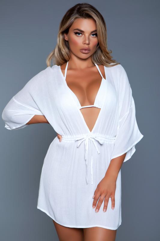 Thalia Beach Dress - White - UABDSM