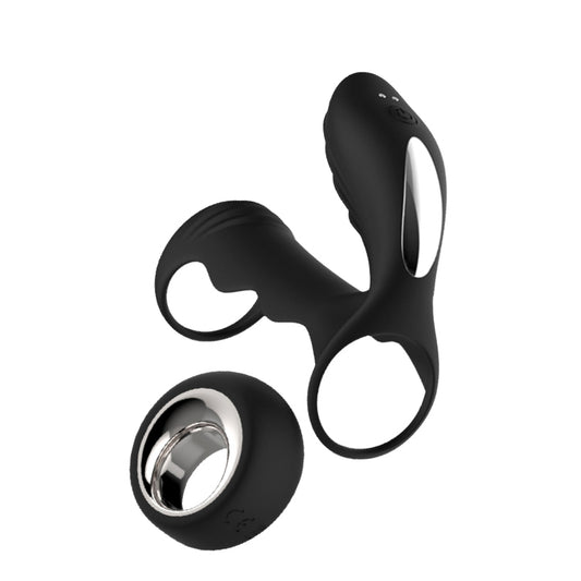 Midnight Magic Hyperion Remote Controlled Couple Vibrator - UABDSM