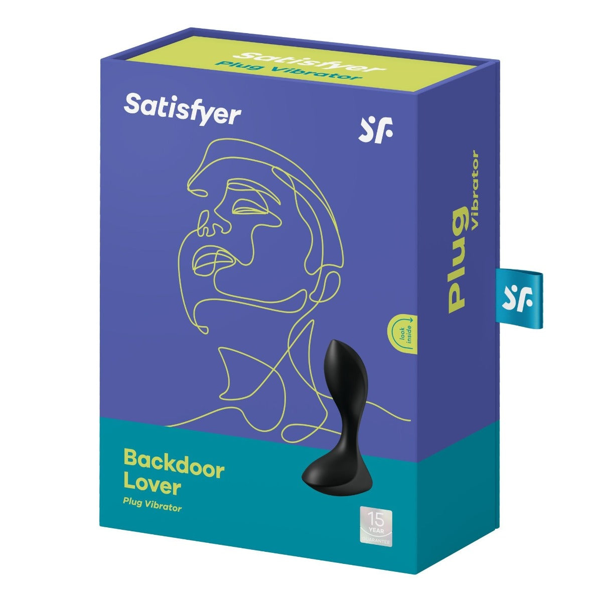 Satisfyer Backdoor Lover - Plug Vibrator - Black - UABDSM