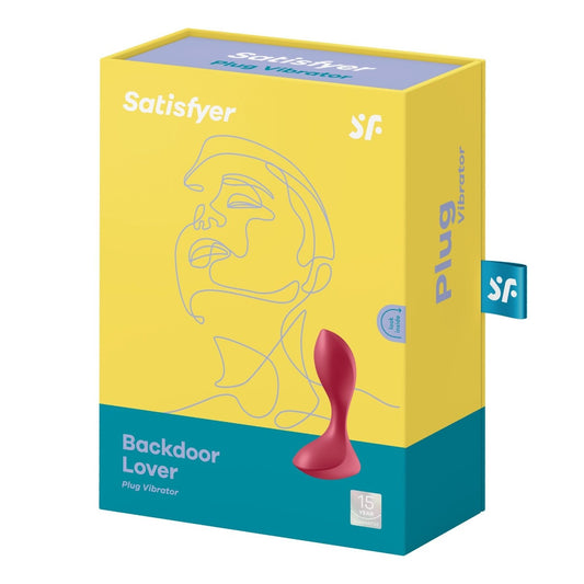 Satisfyer Backdoor Lover - Plug Vibrator - Red - UABDSM