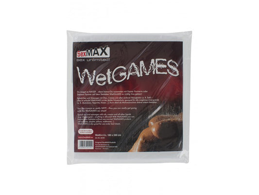 SexMAX WetGAMES Vinyl Sheet 180 X 220 Cm - White - UABDSM