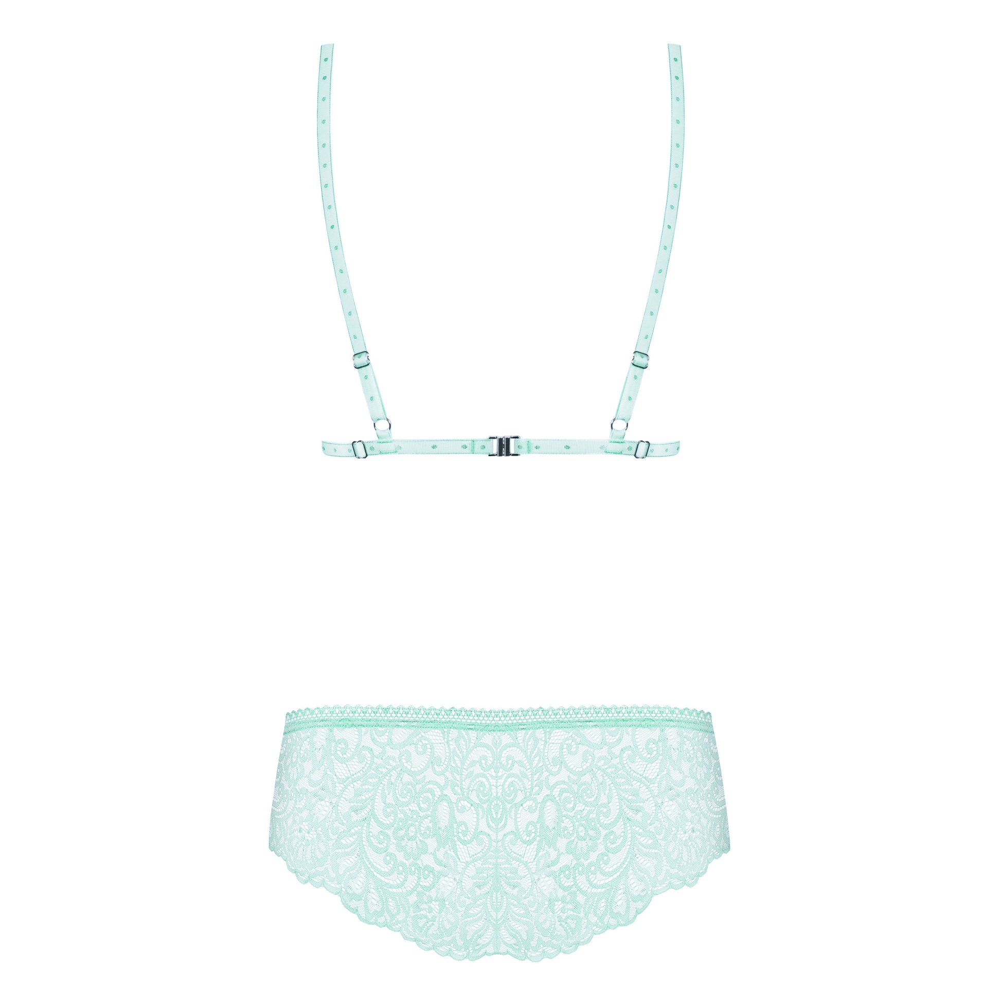 Obsessive Delicanta Set Mint Bra And Panties - UABDSM