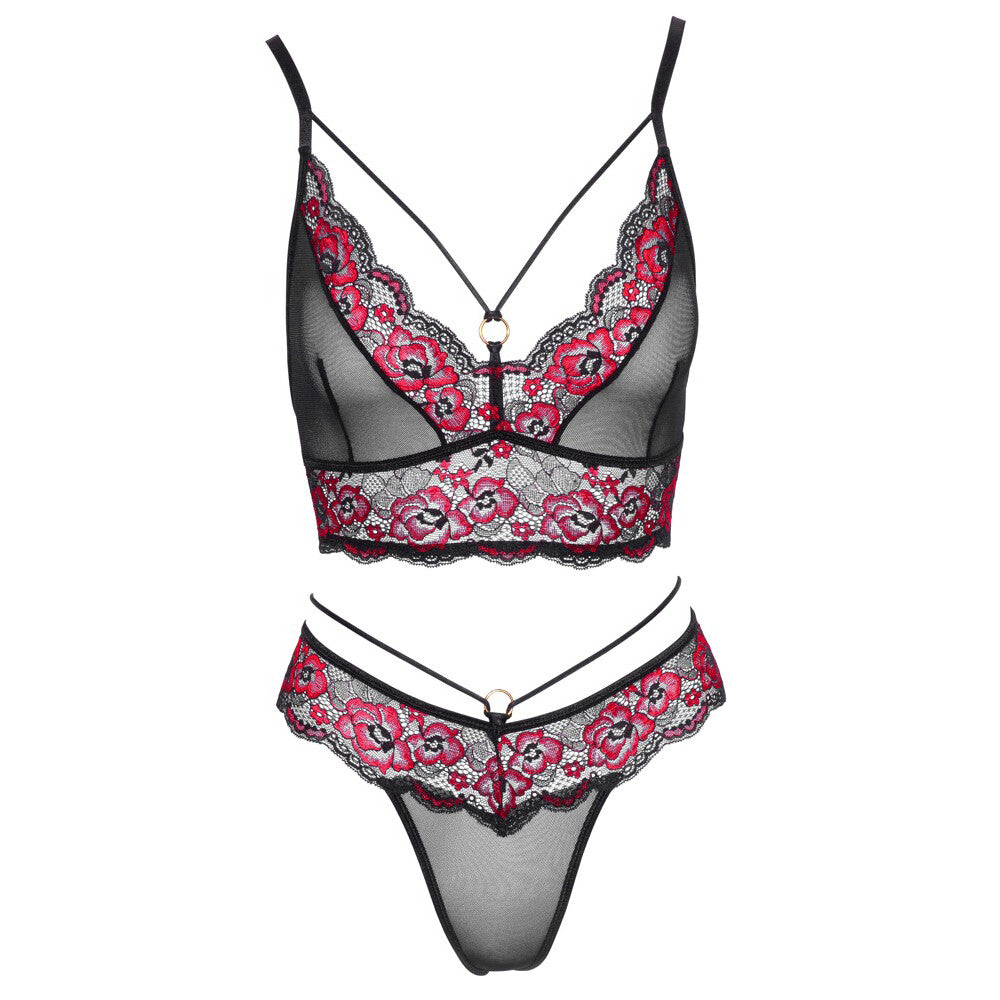 Cottelli Matching Lace Bra And String - UABDSM