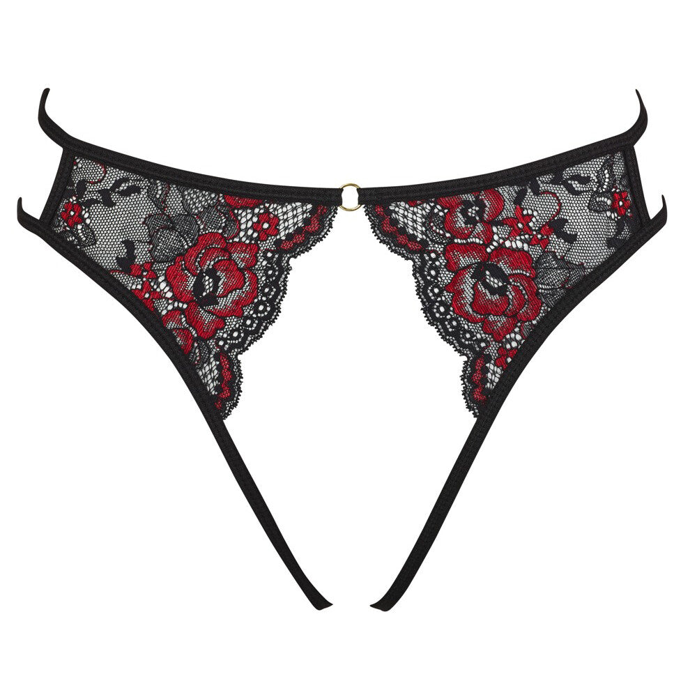 Cottelli Adjustable Lacey Crotchless Brief - UABDSM