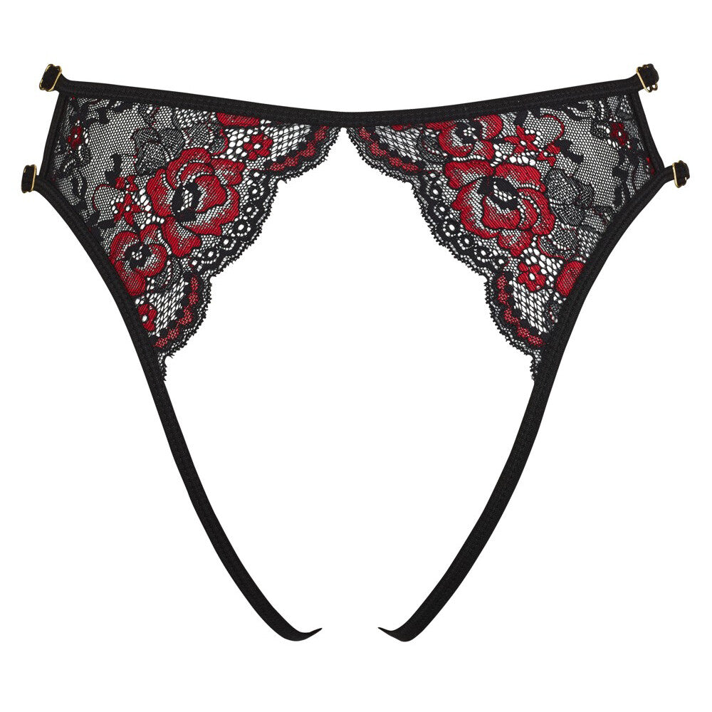 Cottelli Adjustable Lacey Crotchless Brief - UABDSM