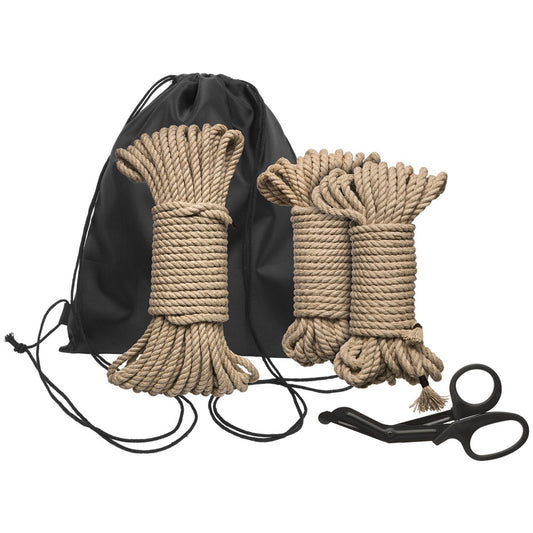 Kink Bind And Tie Initiation 5 Piece Hemp Rope Kit - UABDSM