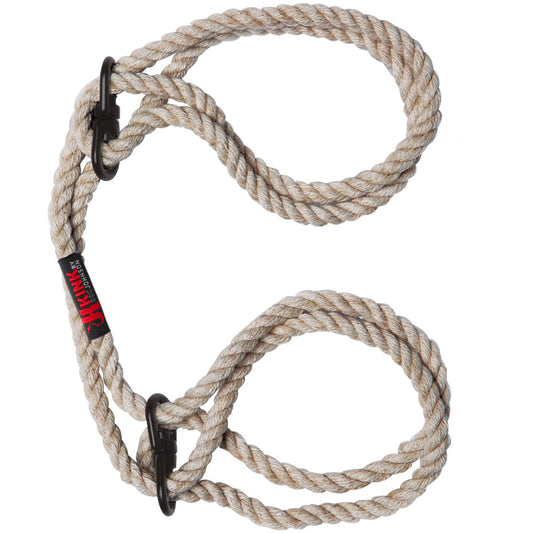 KINK Hogtied Bind and Tie 6mm Hemp Wrist or Ankle Cuffs - UABDSM
