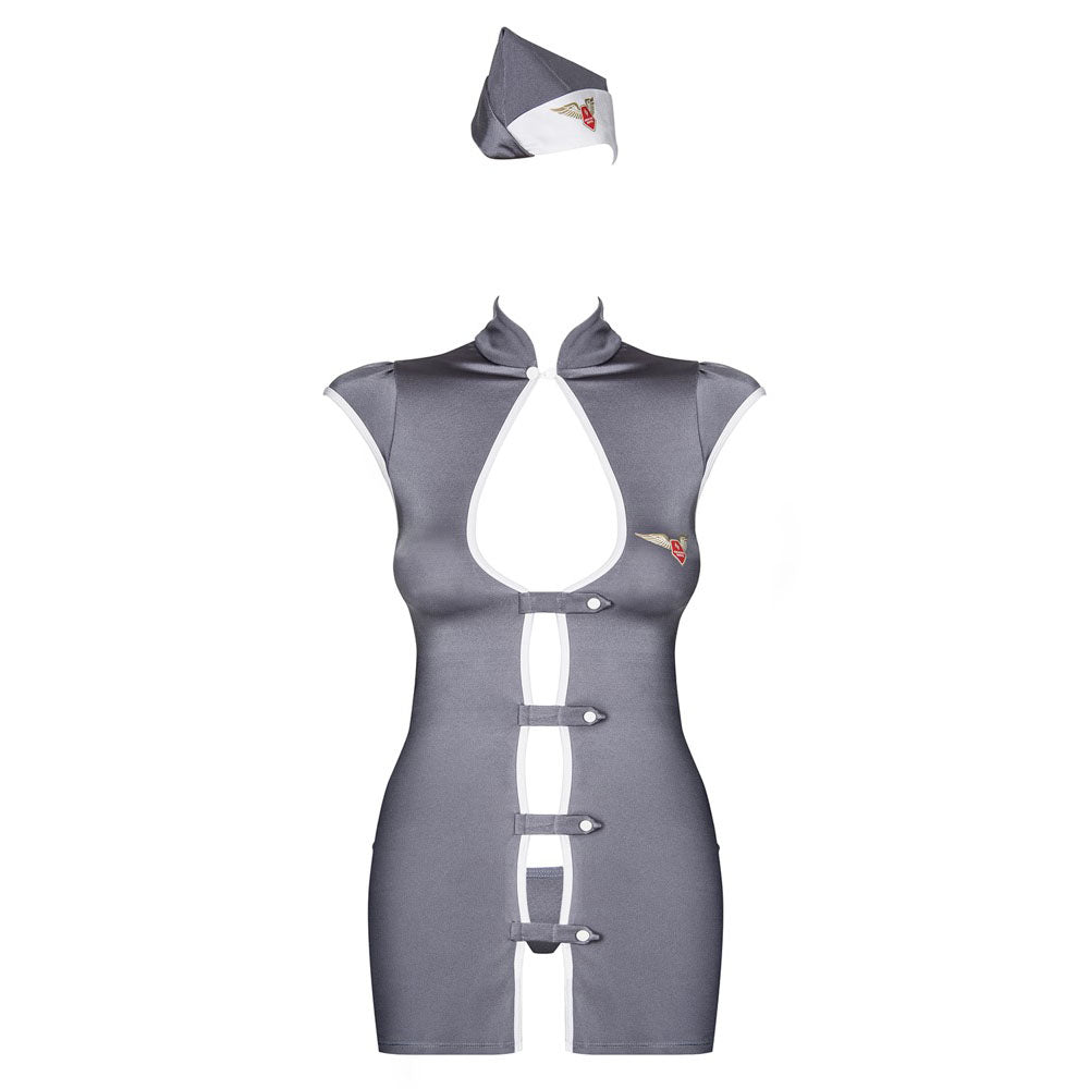 Obsessive Grey Stewardess Costume - UABDSM