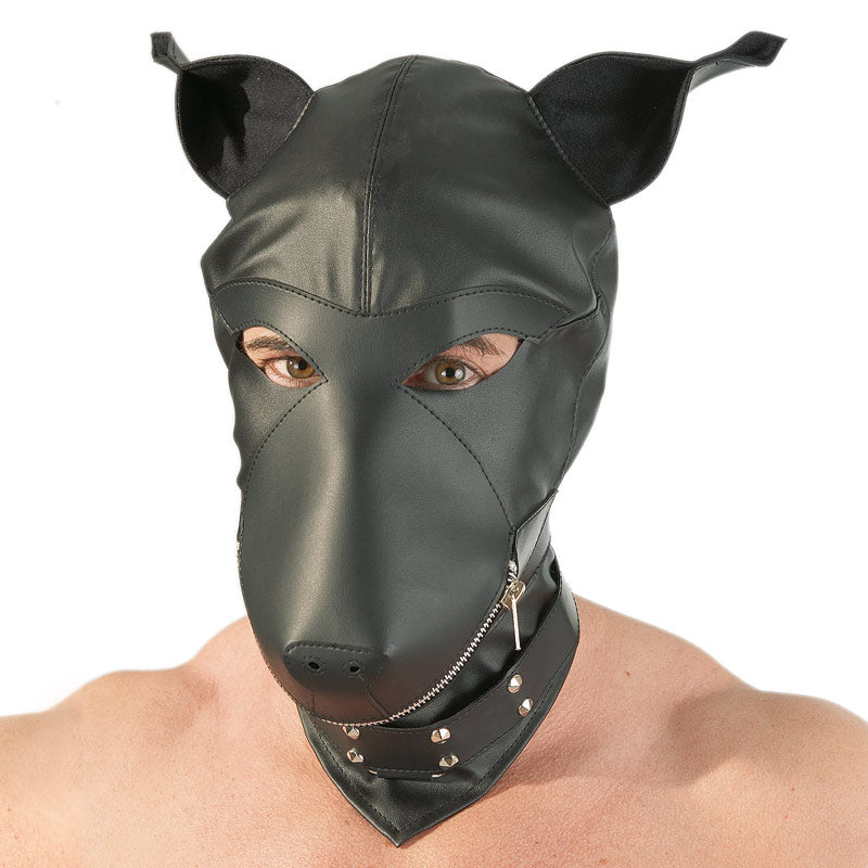 Imitation Leather Dog Mask - UABDSM