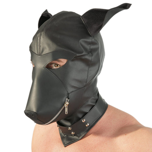 Imitation Leather Dog Mask - UABDSM