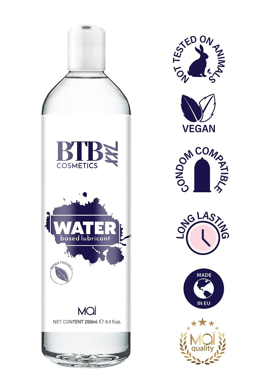 Btb Water Based Lubricant Xl 250ml