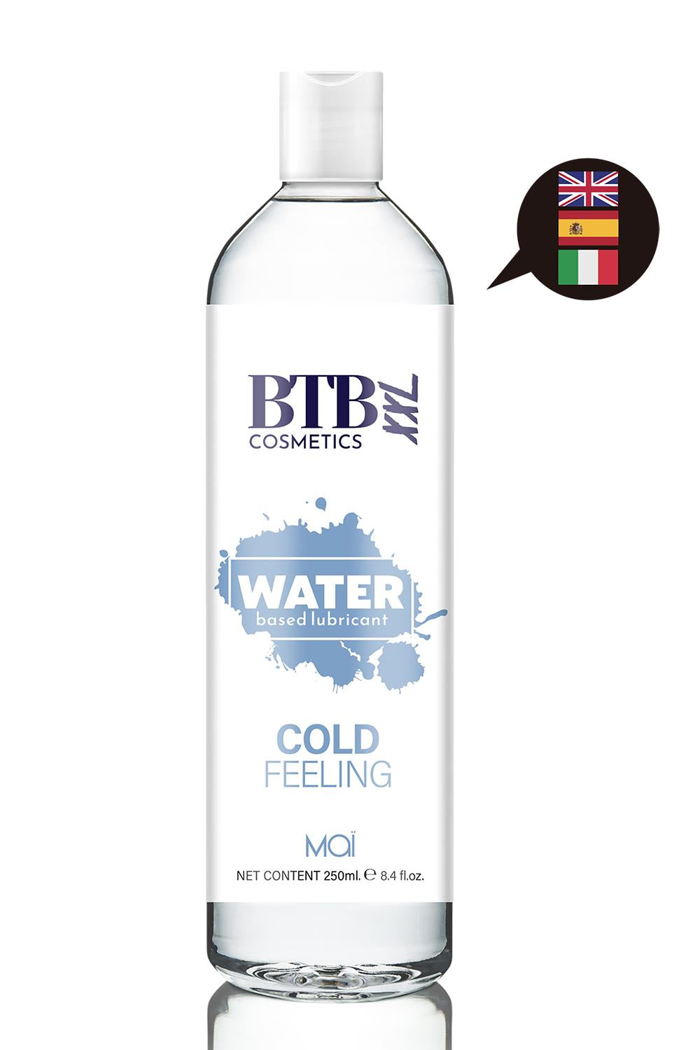 Btb Water Based Cold Feeling Lubricant 250ml