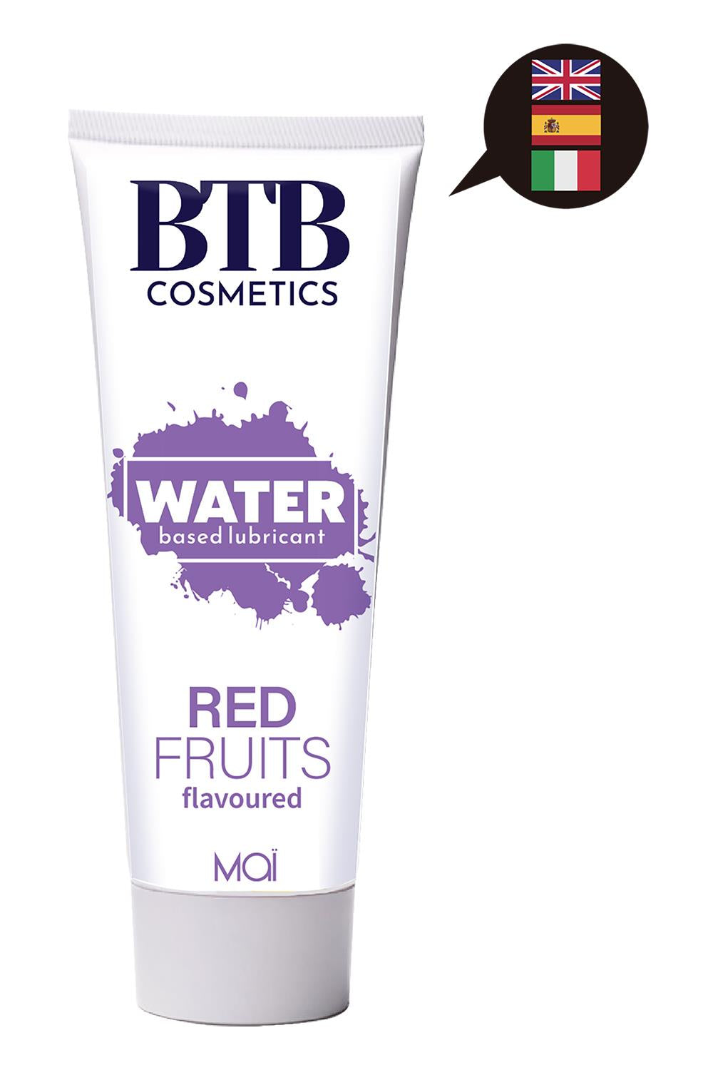 Btb Water Based Flavored Red Fruits Lubricant 100ml