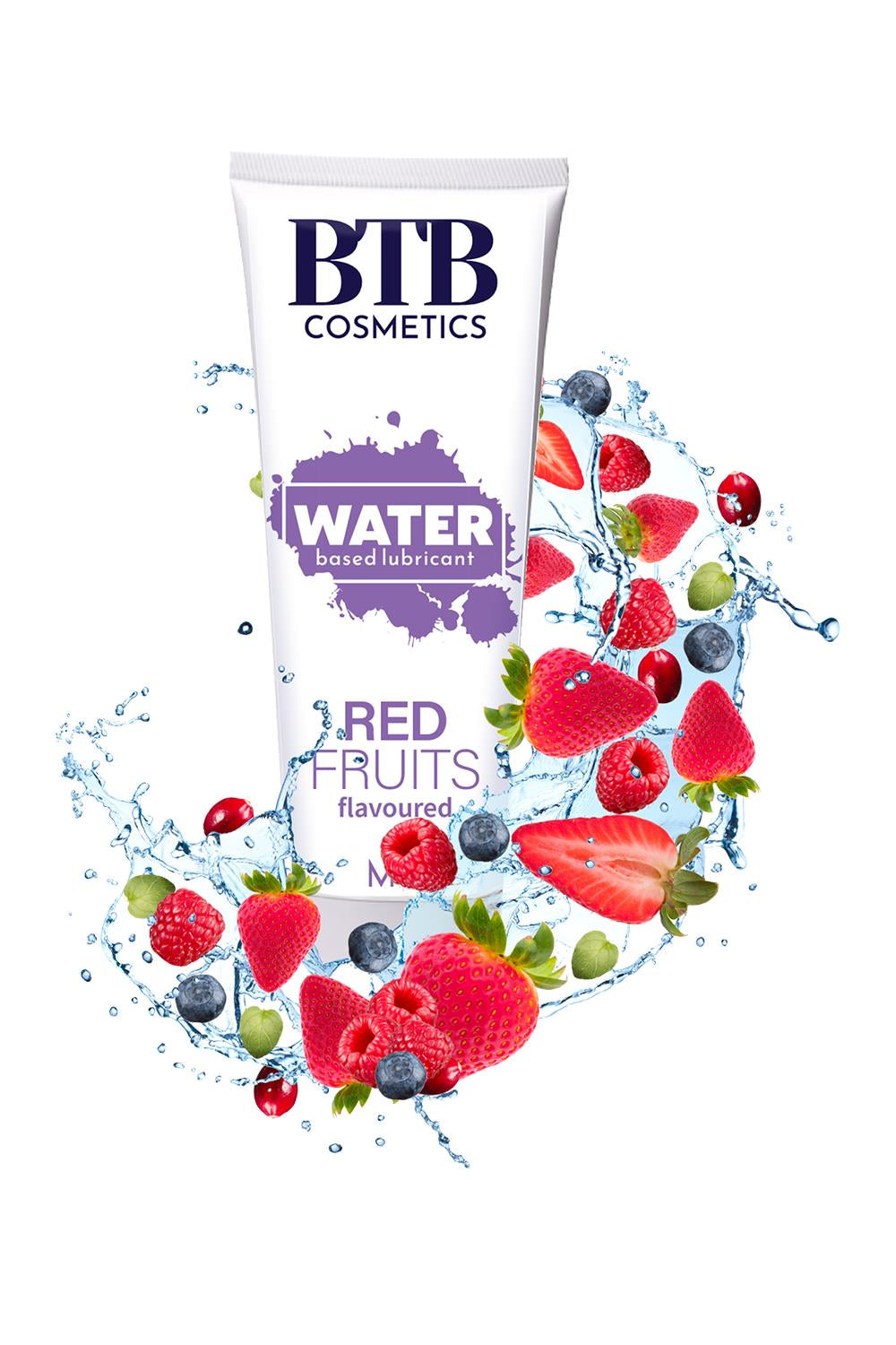 Btb Water Based Flavored Red Fruits Lubricant 100ml