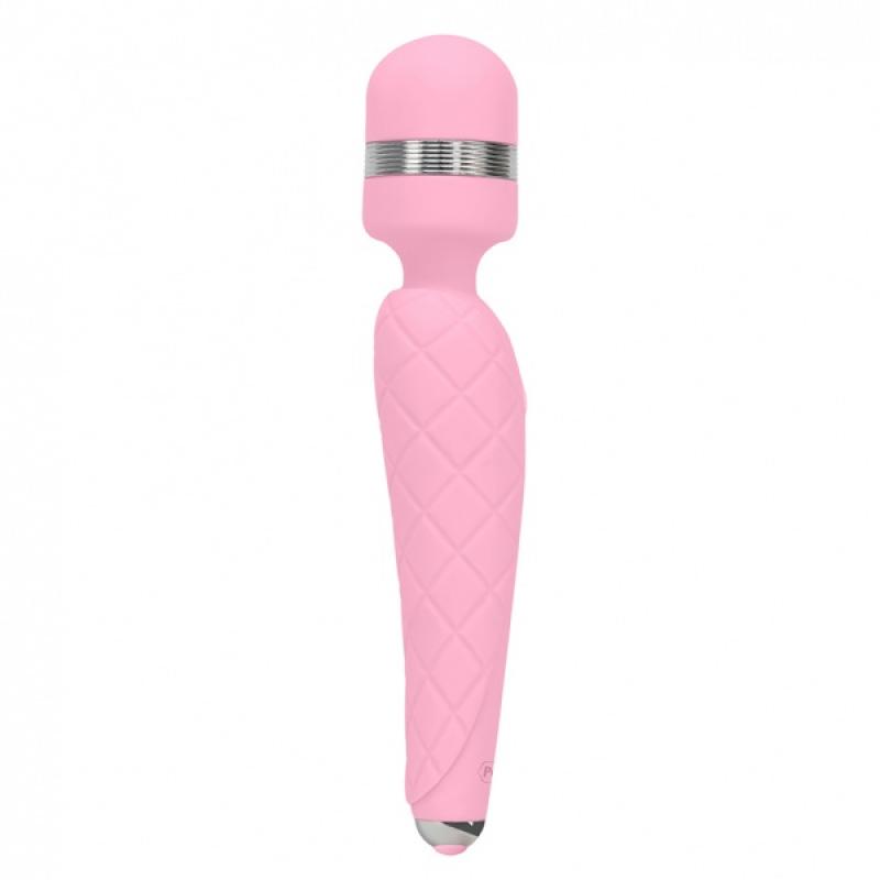 Pillow Talk Cheeky Wand Vibrator - Pink - UABDSM