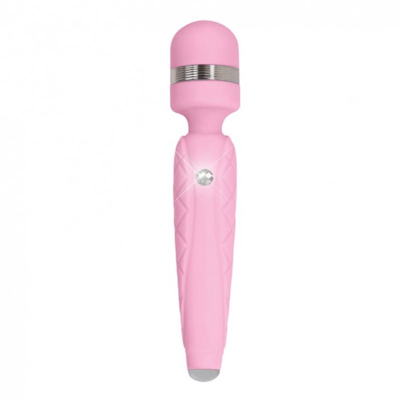 Pillow Talk Cheeky Wand Vibrator - Pink - UABDSM