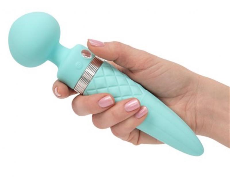 Pillow Talk - Sultry Double Vibrator - Turquoise - UABDSM