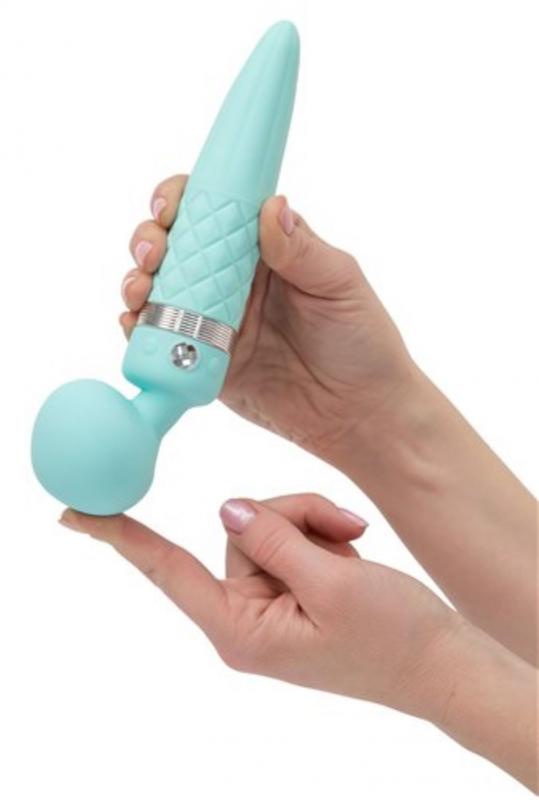 Pillow Talk - Sultry Double Vibrator - Turquoise - UABDSM